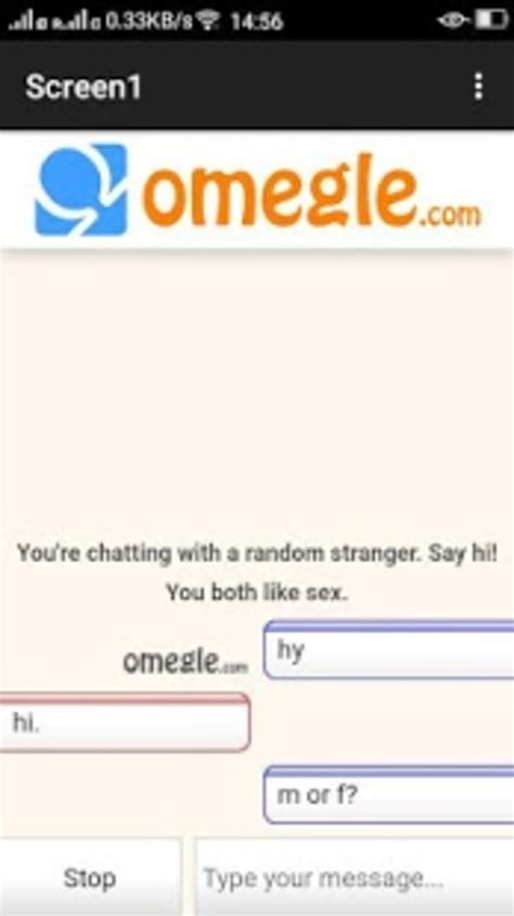 Omegle dating app